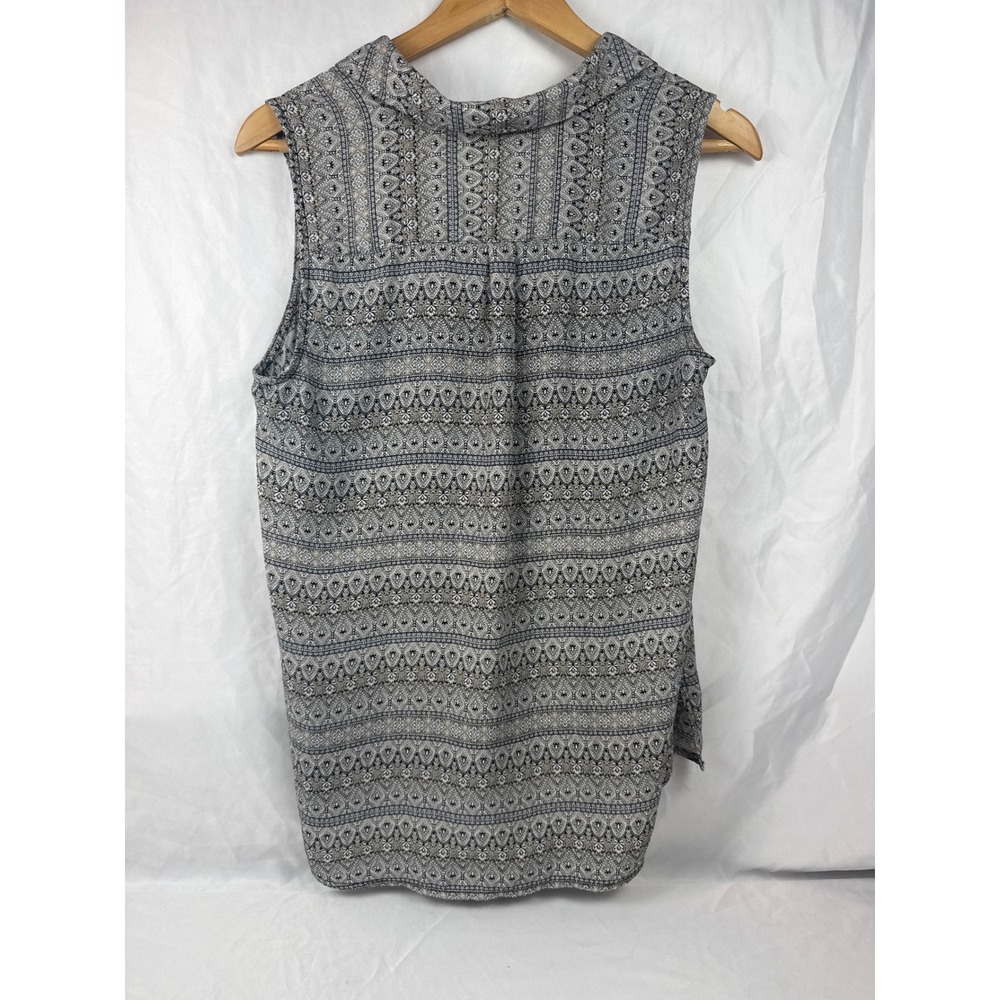Dana Buchman Patterned Sleeveless Blouse‎ M - Picture 3 of 8